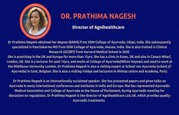 Zagreb-based Ministry of Ayush, Government of India Cell’s fortnightly Online Session "Ayurveda & Autoimmune Disorders" with the participation of Dr. Prathima Nagesh, director of Agnihealthcare, Ambassador Srivastava, Yogacharya Jadranko Miklec.
